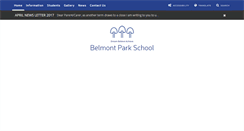 Desktop Screenshot of belmontparkschool.com